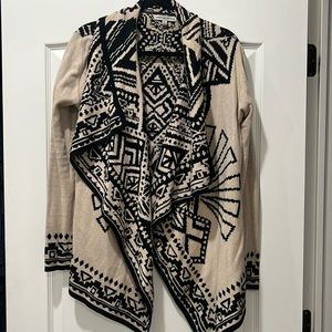 Printed cardigan